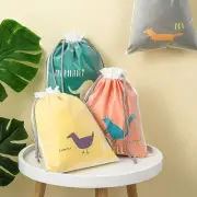 Portable Shoe Storage Organize Travel Bag Waterproof Drawstring Cosmetic bag