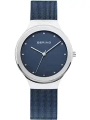 Bering 12934-307 Blue Stainless Steel Womens Watch