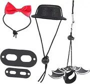BESPORTBLE 2 Sets Lizard Bow Tie Kit Reptile Harness Leash Bearded Dragon Accessory Set