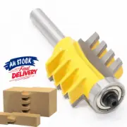 1/4" Cutter Router Bit Woodworking Tool Glue Joint Shank Reversible Finger