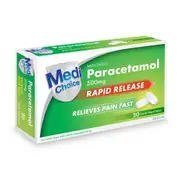 Medichoice Paracetamol Rapid 20 Tablets