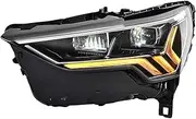 Car Headlights Compatible For Audi Q3 2019-2020 High Style Full LED Assembly Upgrade High Configure Projector Lens Accessories Kit