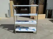Brand New Stainless Steel 4 Tier Storage Shelf 1800x500x1530mm