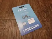 Samsung EVO Plus 2021 Micro SDXC 64GB CLASS 10 Memory Card U3 130Mbs