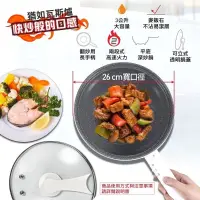 在飛比找蝦皮購物優惠-大家源 3L大容量麥飯石快炒美食鍋 煎炒鍋電火鍋料理鍋電燉鍋