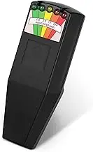 color tree Handheld LED EMF Magnetic Field Ghost Hunting Detector Electromagnetic Paranormal Equipment Tester 50Hz-20,000Hz Black
