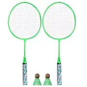 Badminton Rackets for Children,Shuttlecocks Racquet Sports Set with 2 Balls2560