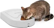 5 Meal Automatic Dog and Cat Feeder, Dispenses Dog Food or Cat Food, Dig