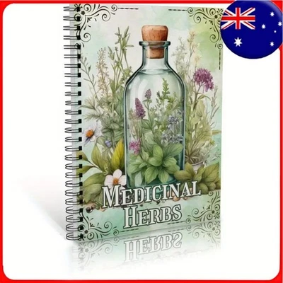 Medicinal Herbs Planner Herbal Grimoire Notebook