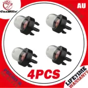 4* Snap in Primer Bulb Assembly For Pressure Washer Chain Saw String Trimmer New