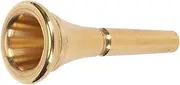 Brass Horn Mouth, Plenty Volume Horn Mouthpiece Fashion Gold for Stage for Instrument Player