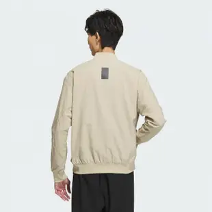 【adidas 愛迪達】外套 男款 運動外套 風衣外套 亞規 TH BOM WV JKT 米黃 IP4959