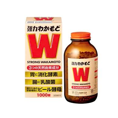 WAKAMOTO 若元 胃腸錠 1000粒