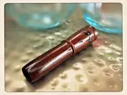 Vintage Brazilian real Rosewood Percussion/foley/Bird Call whistle #7 JACARANDA
