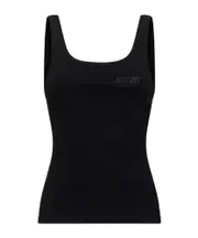 MM6 Maison Margiela Strap-Detailed Open-Back Tank Top XXS,S,XL,XS,L,M,XXL black
