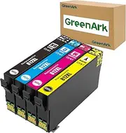 [GREENARK] 812XL Compatible for Epson 812 XL T812XL Ink Cartridges Replacement for Epson Workforce Pro WF-3820 WF-3825 WF-4830 WF-7830 (BK C M Y)
