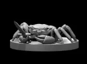 Crab with a Knife Monster Manual 28mm Scale DND D&D Tabletop Mini