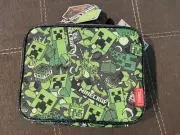 Thermos Minecraft Creeper Kids Soft Insulated Lunch Box Bag Green PVC Free New
