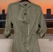 Caroline Morgan lightweight Khaki Green jacket size 14