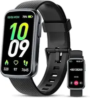 TIMU Fitness Tracker, Fitness Watch with 24/7 Heart Rate Monitor/Sleep Tracker, 20+ Sports Modes Step Calorie Counter Pedometer, IP68 Waterproof Activity Trackers and Smartwatches Android/iOS