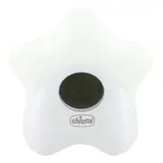 Chicco Nursing Baby USB Star Night Light Thermometer Home Nursery Room Decor