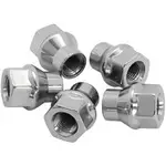 Aeroflow Conical Et Open Nuts M12X1.50 Chrome M12 X 1.50mm Wheel (5) - AF3036-4000