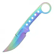 8 1/4” FIXED BLADE KNIFE - Rainbow