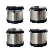 High Quality Stainless Steel Knocks Box Coffee Ground Bin for Easily Cleaning