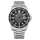Citizen Eco-Drive Silver Stainless Steel Strap Men Watch AW1816-89E