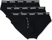 [Bonds] Mens Underwear Cotton Blend Guyfront Trunk (3 Pack), Black (3 Pack), Medium