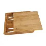 Bamboo Bread Slicer for Homemade Bread Compact Loaf Cutter for Bread Bagels