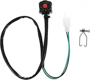GANAZONO Motorcycle Kill Stop Push Button Horn Starter Switch for ATV Dirt Bike Durable Design Easy to Operate Convenient Mounting Hardware Included Reliable Performance