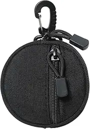 [Generic] Coin Purse | Round Change Bag, Coin Purse, Earphone Pack, Key Case, Waist Bag for Hiking, Climbing, Cycling, Shopping Also Keep Your Valuables Safe, Made for Outdoor Activities, Durable Material
