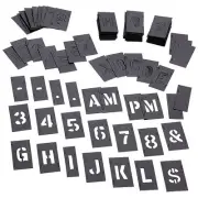 C.H. Hanson Stencil Set,Letters,Plastic,PK3 10189 C.H. Hanson 10189 081834101897