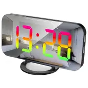 RGB Digital Alarm Clock for Bedroom, 6.5 Inch HD & Mirror Display with 45664