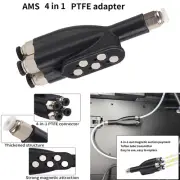 3D Printer AMS Feeder Tube 4-in-1 PTFE Adapter for Bambu Lab A1/P1/X1/A1mini/X1E