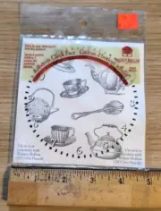 Walnut Hollow Adhesive Clock Face Tea Party Crafting Woodwork Hobby 4.5"
