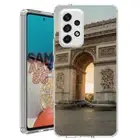 For Samsung Galaxy A23 5g A52 A53 TPU Case Cover+Glass(Arc De Triomphe)