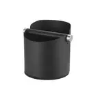 Effortless Coffee Ground Management with Space Saving Stainless Steel Knock Bin