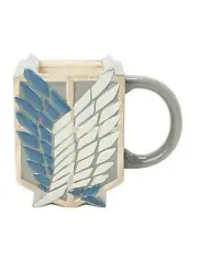 ATTACK on TITAN SCOUT REGIMENT 3d SCULPTED FIGURAL COLLECTIBLE licensed MUG