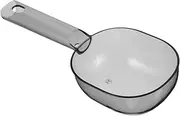 IMIKEYA Multi Function Long Handle Plastic Spoon Non Stick Kitchen Utensil for Rice Flour Grains Measuring Scoop for and Serving Essential Kitchen Tool