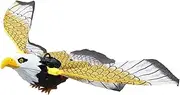 Fake Owl Decoy - Flying Owl Decoy Bird Scarer Spinners,Hanging Flying Owl Outdoor Garden Scarecrow to Scare Pigeon, Woodpecker & Crow for Bird Nest Control with Simulation