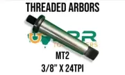 Threaded Drill Chuck Arbor 2MT x 3/8-24TPI thread suit screw in Chucks