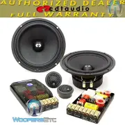 CDT AUDIO ES-62i 6.5" EUROSPORT COMPONENT SPEAKERS CROSSOVERS SILK TWEETERS NEW