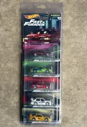 Hot Wheels Premium Fast And Furious Original Fast Comp Set Of 5 In PROTECTOR!!!