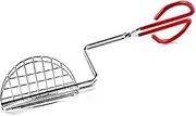 LeoLeoii Taco Shell Tong,Taco Shell Mold for Frying,Taco Holder with Long Handle Stainless Steel Press for Making Homemade Taco Shells