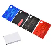 12 In 1 Pocket Credit Card Multi Tools Outdoor Survival Camping Equipment Tool