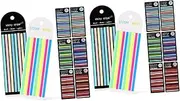 DIYEAH 2sets Highlighter Tape for Annotating Removable Sticky Strips Reading Highlighter Strips Book Tabs Sticky Pack 8packs*2