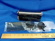 Dumok Paris Steampunk John Lennon Sunglasses Black Metal Goth