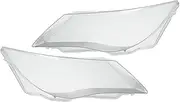 BYBDQKTVEH Pair Car Headlight Len Cover Head Light Lamp Lampshade Replacement Front Light Auto Shell Compatible with BMW E63 E64 M6 2004-2010 Shell